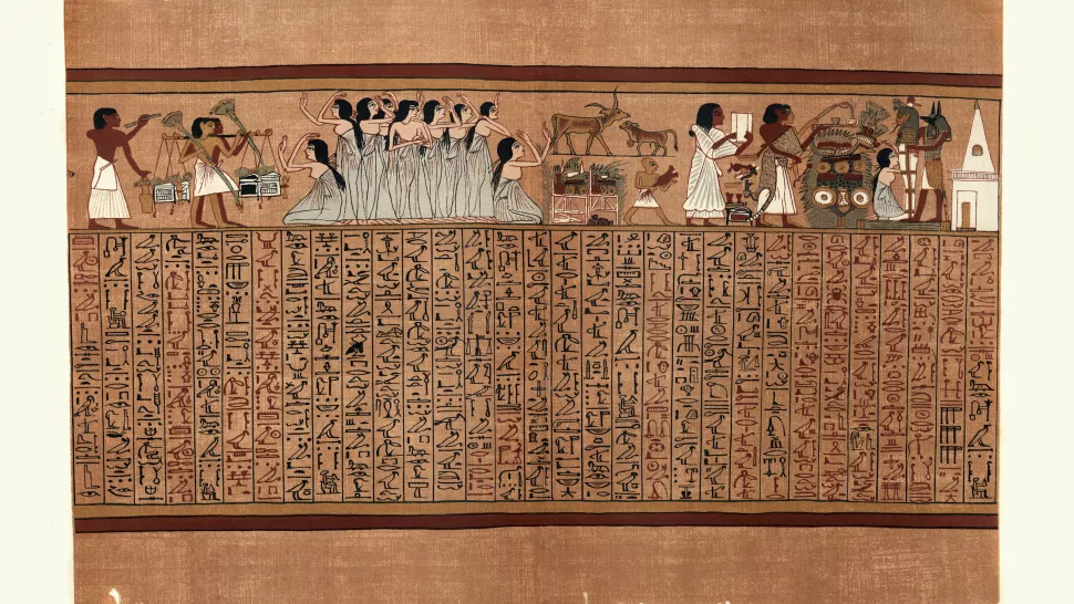 Book of the Dead papyrus Saqqara